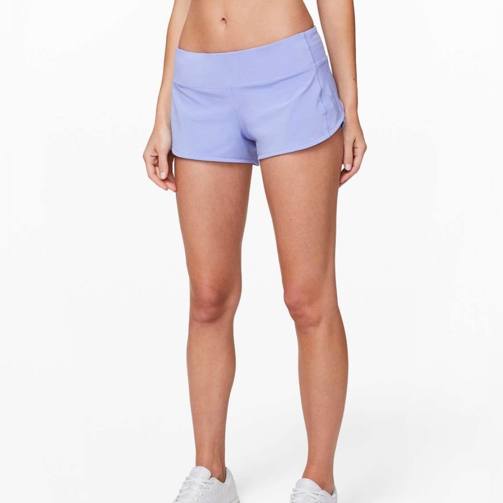 Speed up low rise lined shorts 2.5